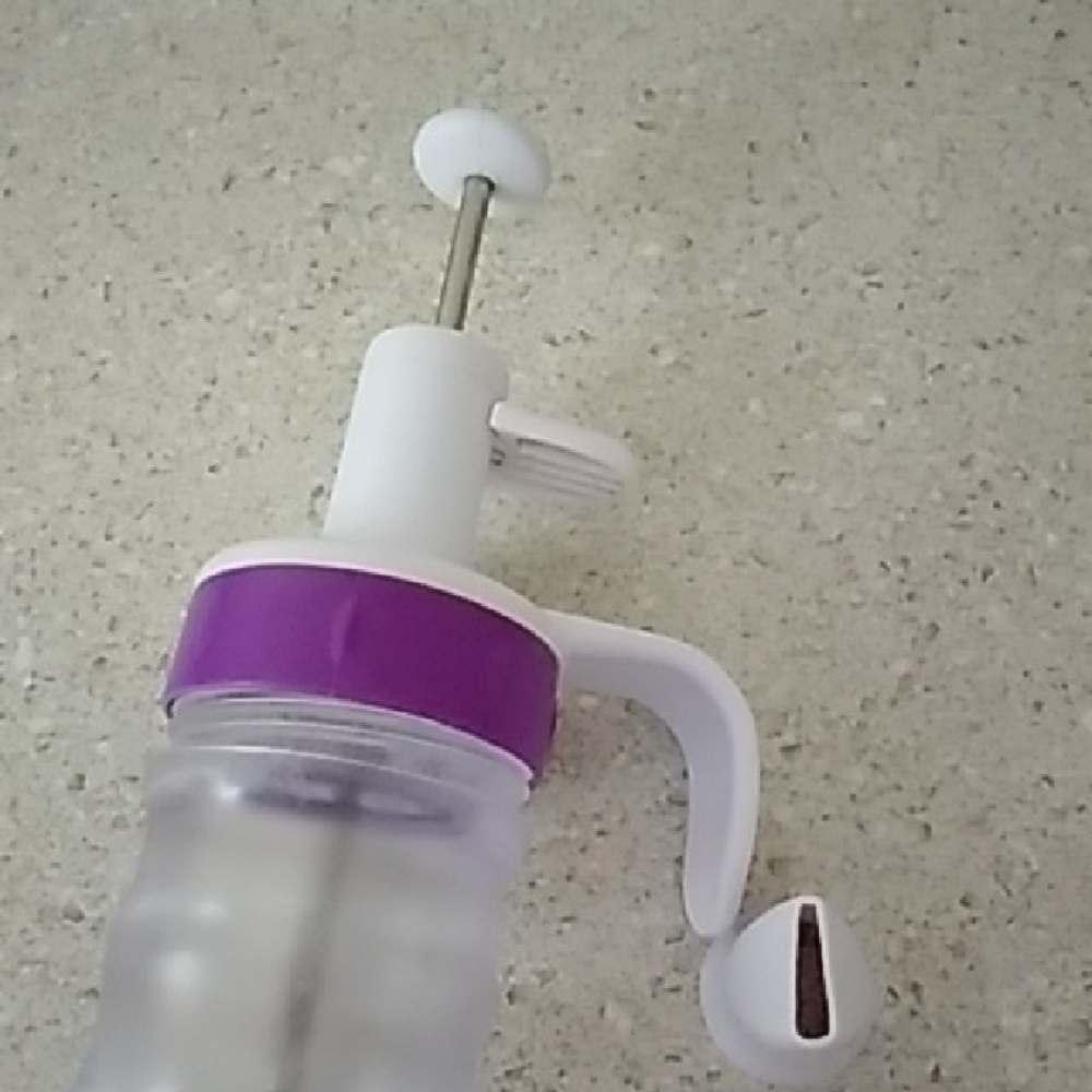 Wilton Purple and White Cookie Press with Nozzles - Picture 3 of 5